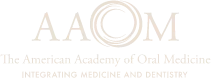 The American Academy of Oral Medicine logo